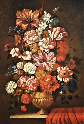 Paintings & Drawings  - Still life of flowers - Nicolas Baudesson&#039;s (1611–1680) workshop
